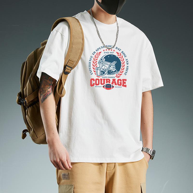 Cotton Versatile Short-Sleeve T-Shirt for Men