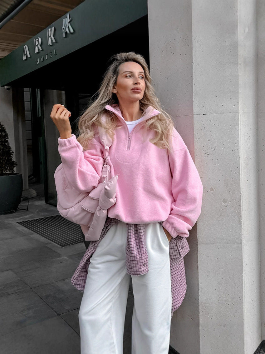Lambswool Loose Turtleneck Pullover Fashion