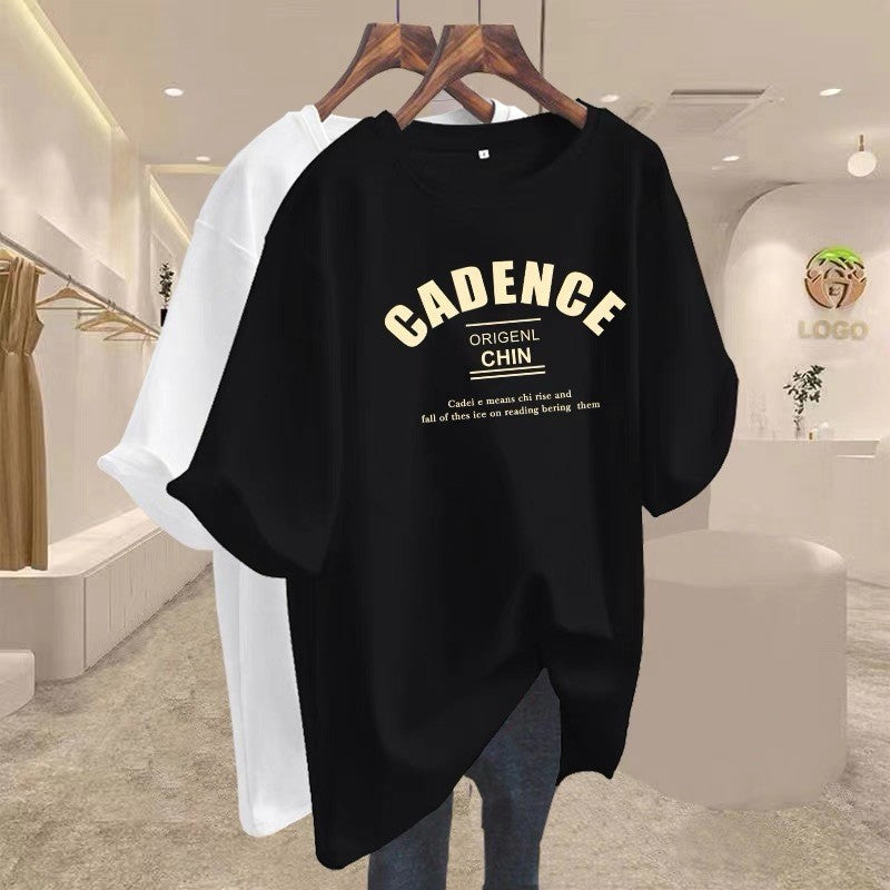 Womens Summer Short Sleeve Cotton Tshirt