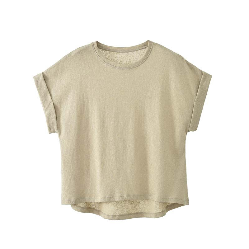 Breathable All-match Flying Sleeve T-shirt for Women