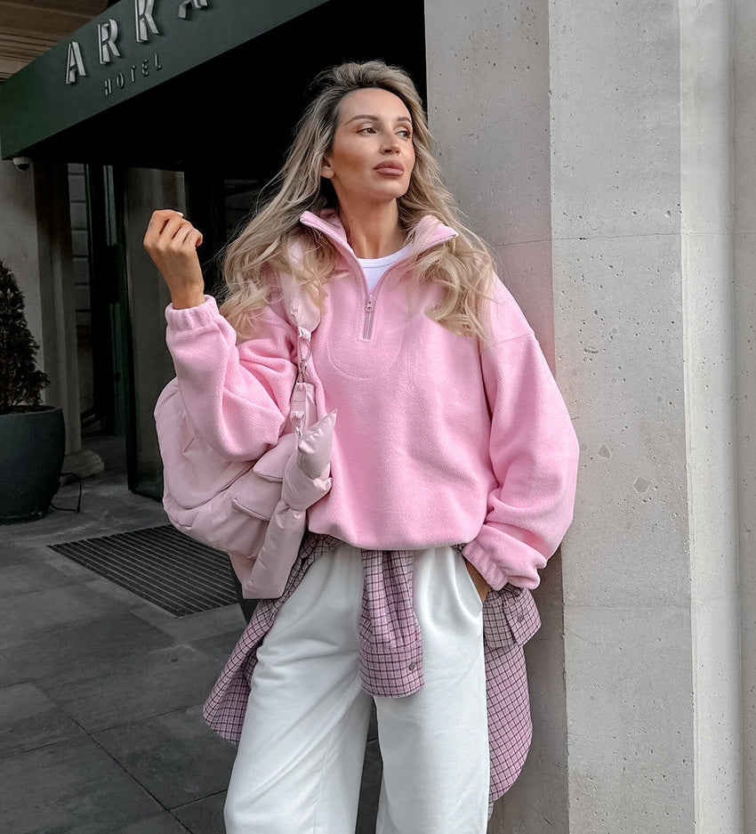 Lambswool Loose Turtleneck Pullover Fashion