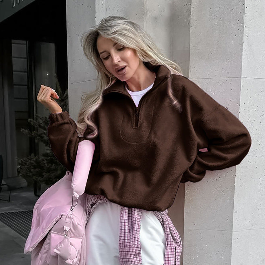 Lambswool Loose Turtleneck Pullover Fashion