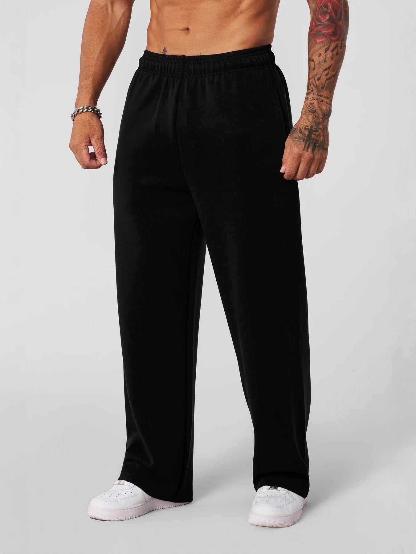 Youngla Men's Straight Leg Sports Sweatpants