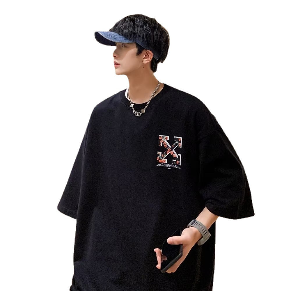 Mens Printed Cotton T-shirt